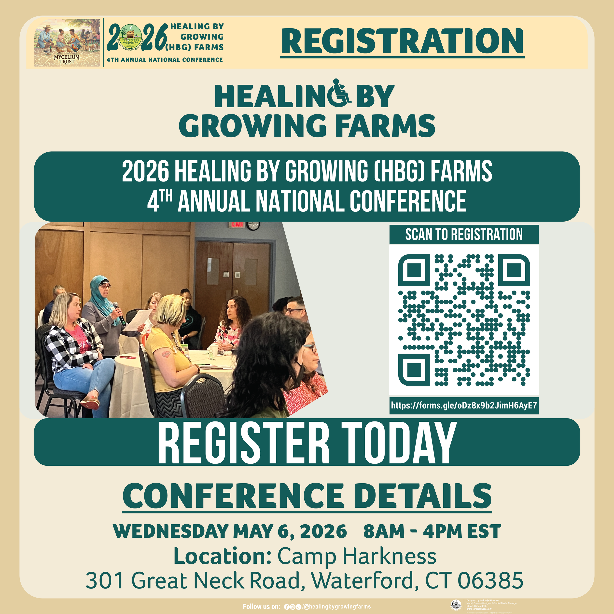 Healing By Growing™&nbsp;(HBG) Farms 4th Annual National Conference - Wednesday, May 6, 2026