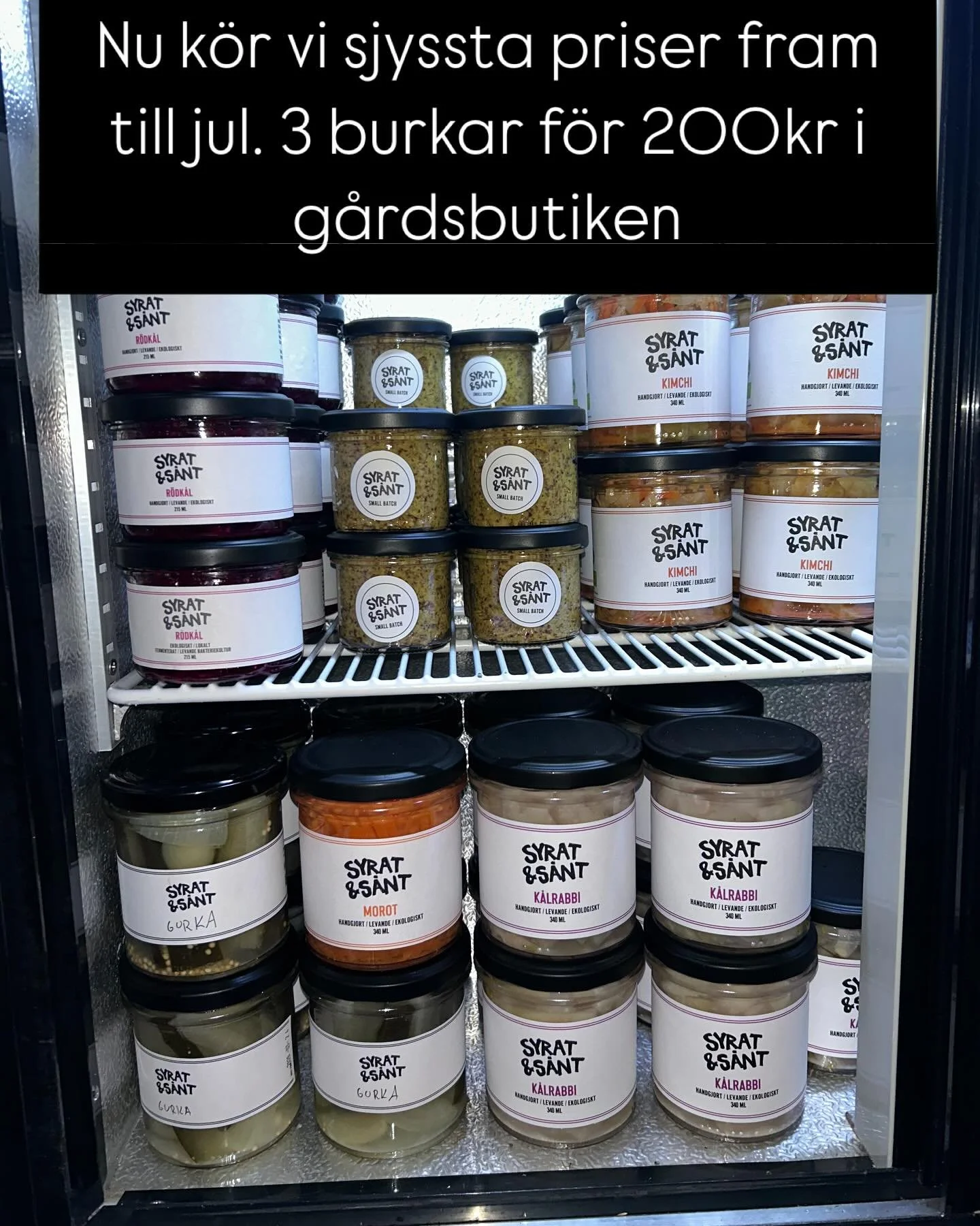 &Aring;rets medvetna Julklapp 2025 - Det lokala och ekologiska mathantverket, ett initiativ fr&aring;n medveten konsumtion och klimatklubben f&ouml;r att fr&auml;mja h&aring;llbar mat och st&ouml;dja lokala producenter. Ni hittar v&aring;r g&aring;rd