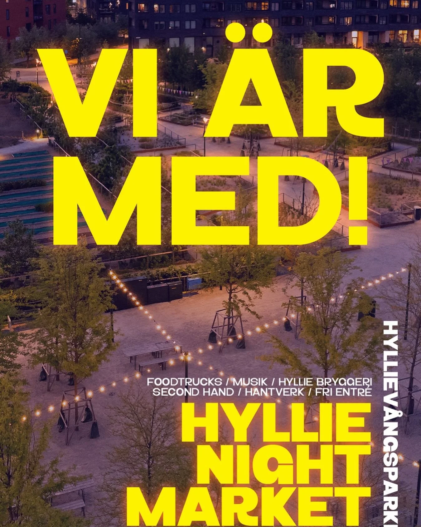P&aring; fredag den 5:e juni st&aring;r vi med Kimchimackan p&aring; Hyllie night market i Hylliev&aring;ngsparken i Malm&ouml;. Vi tar &auml;ven med lite syrat om ni vill k&ouml;pa. Vi ses d&auml;r alla finsmakare! 💪