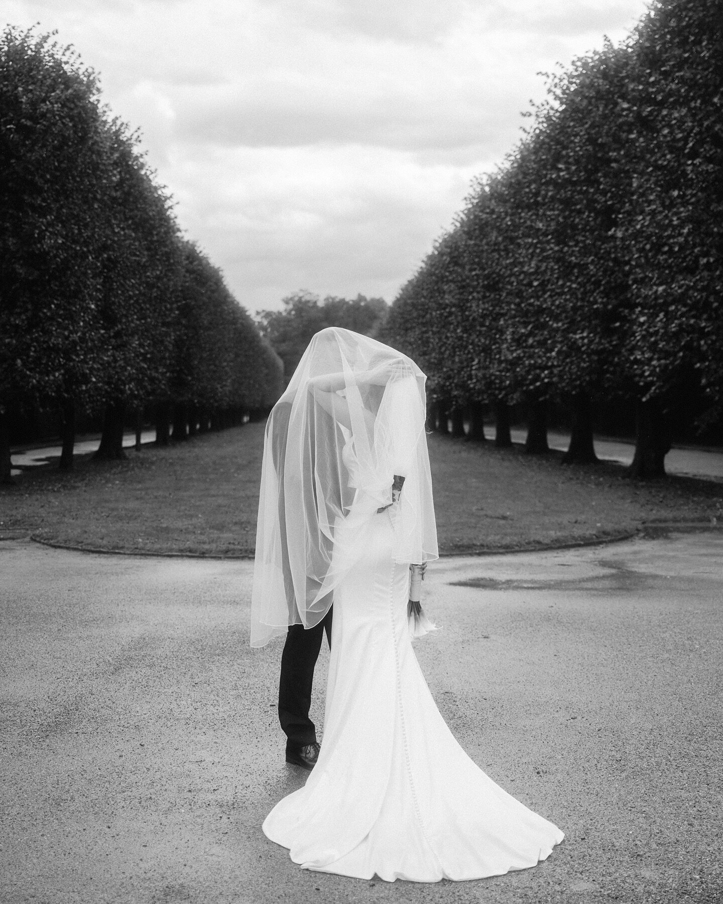 &mdash; a moment for Alissa's veil 🕊️

________
#bridalfashion #luxebride #weddingstyle #modernbride #weddingphotography #italywedding #tuscanywedding #weddinginspo #weddinginspiration #blacktiewedding #chicbride #pariswedding #fashionforward #brida