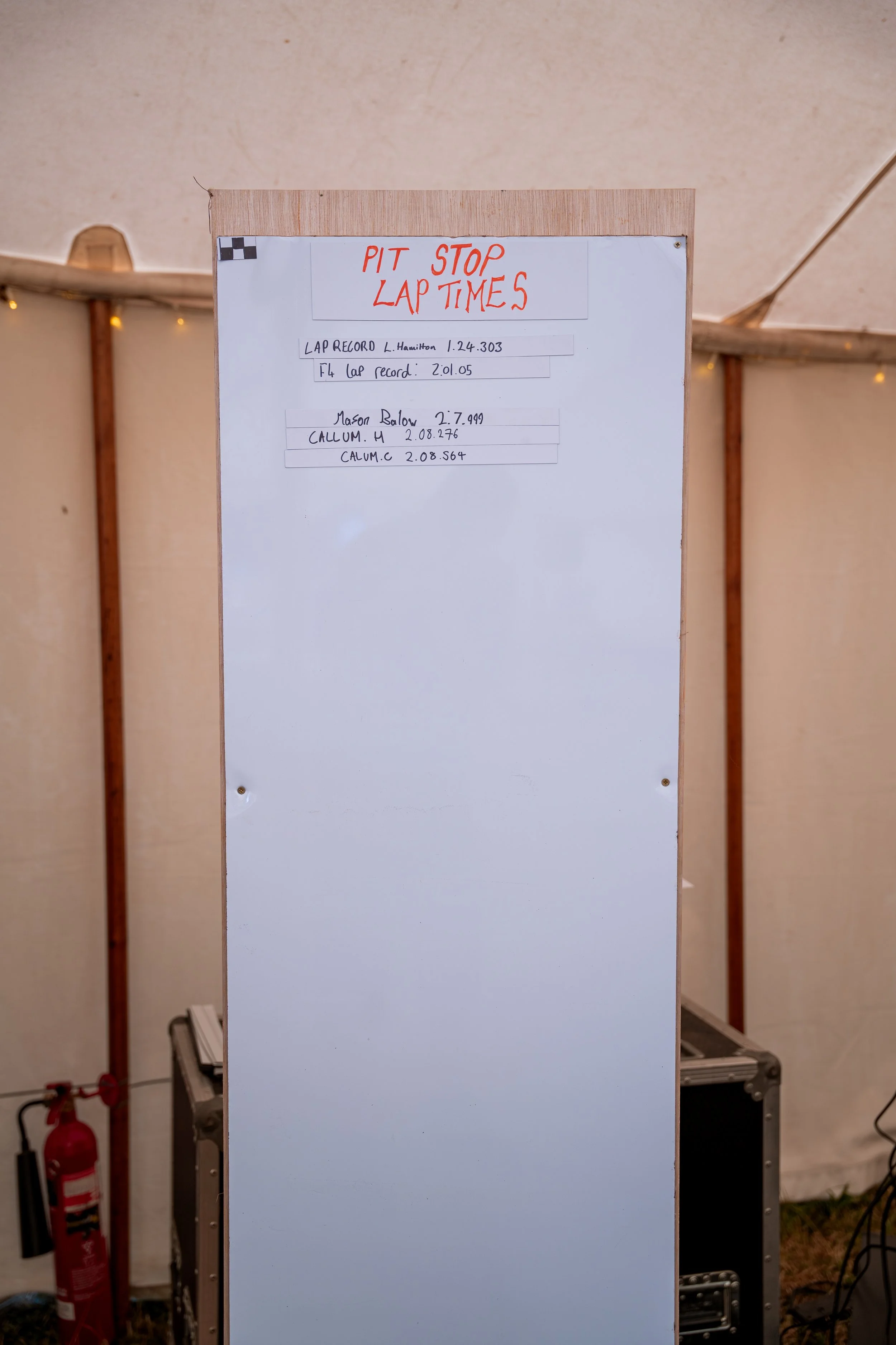 Racing simulator top gear style leaderboard