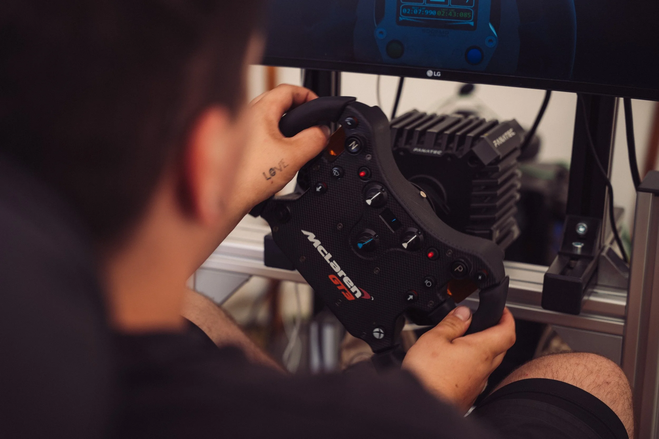 F1 racing simulator wheel