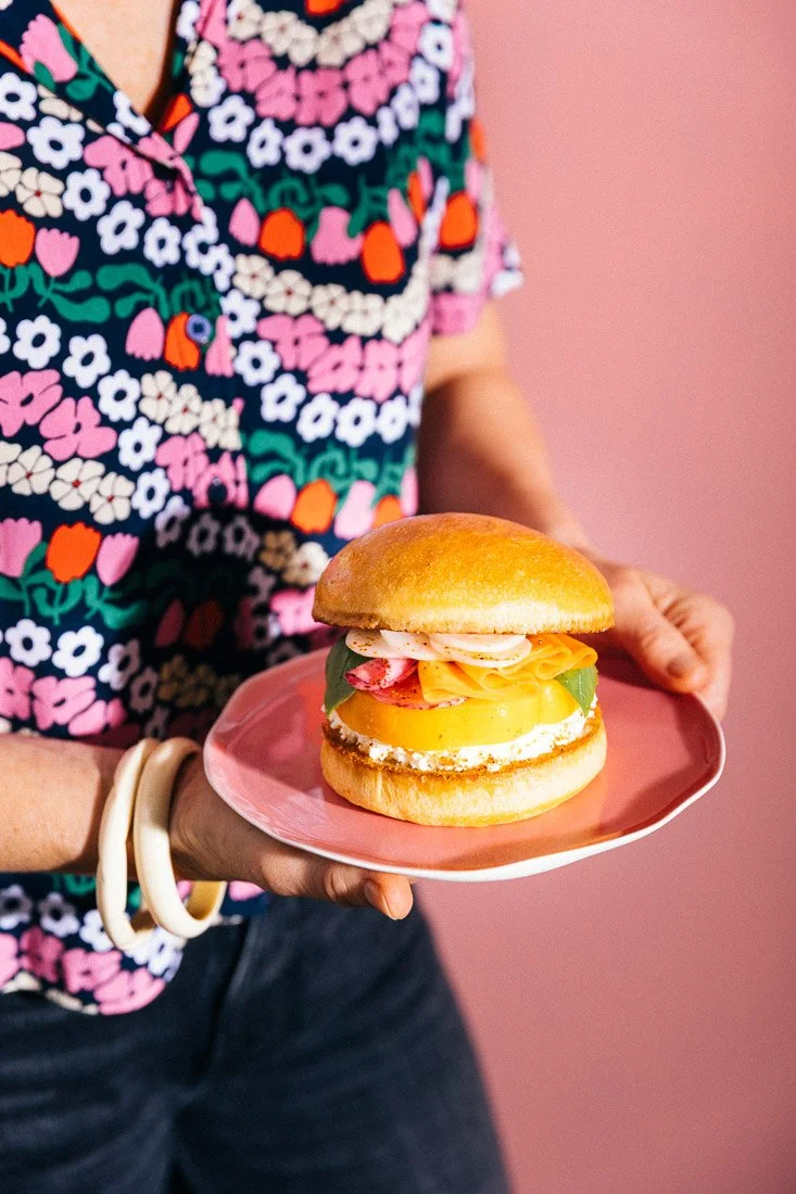 photographie burger rétro - années 70