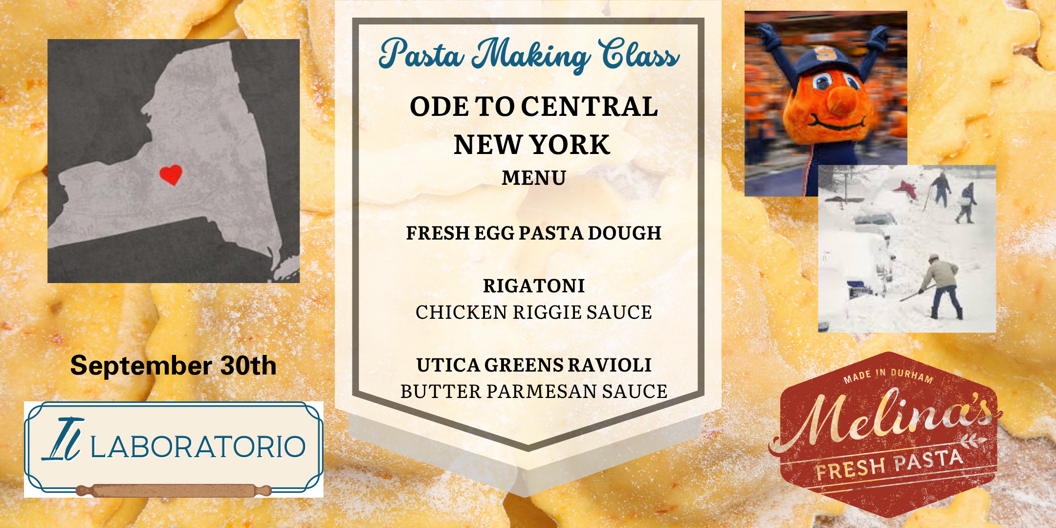 Pasta Making Class - Ode to Central New York