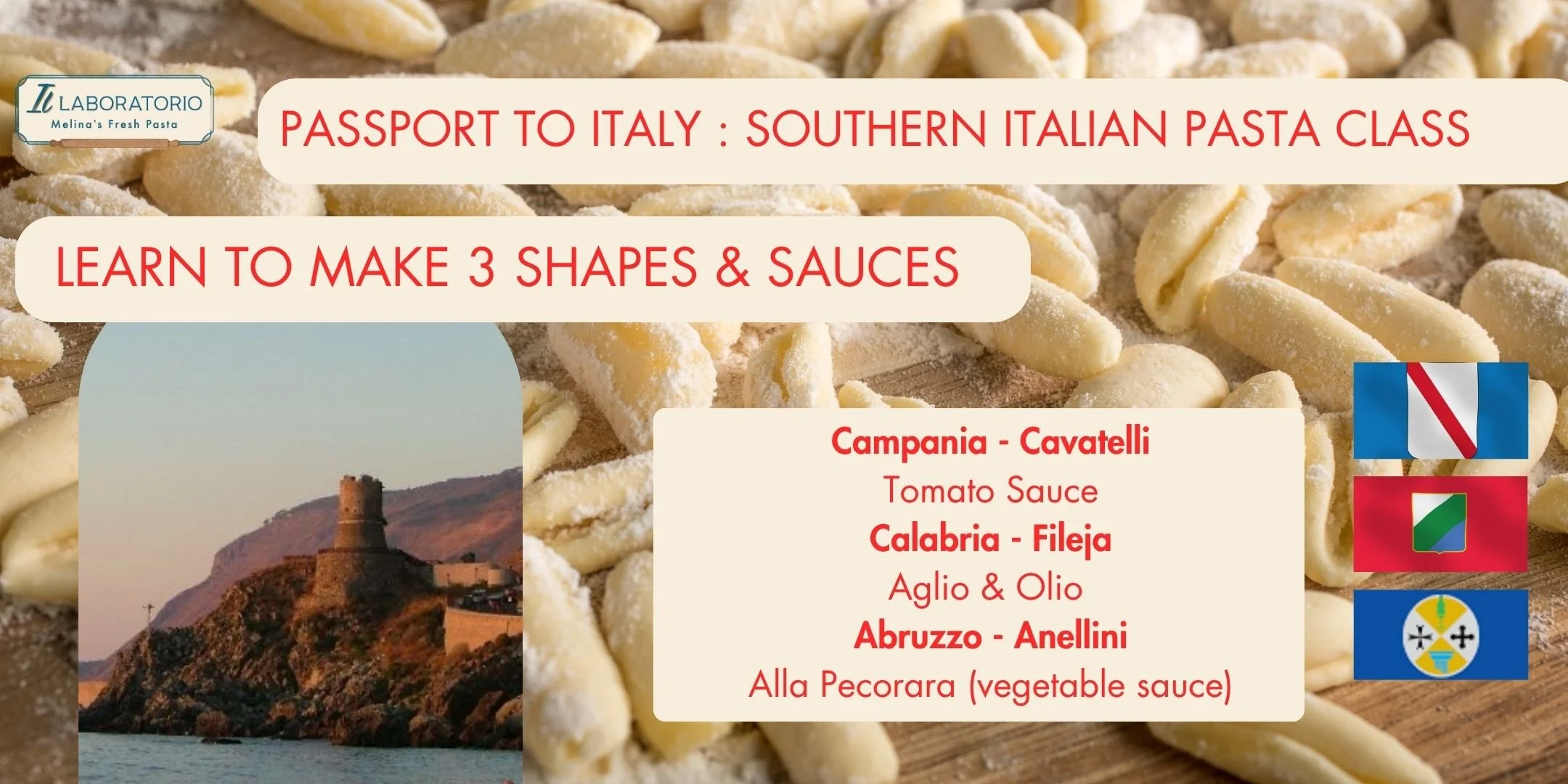 Passport to Italy - Southern Italian Pasta and Sauces 
