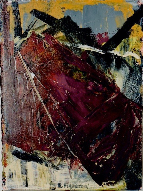 "Mood" Acrylic on paper 11"x8"
