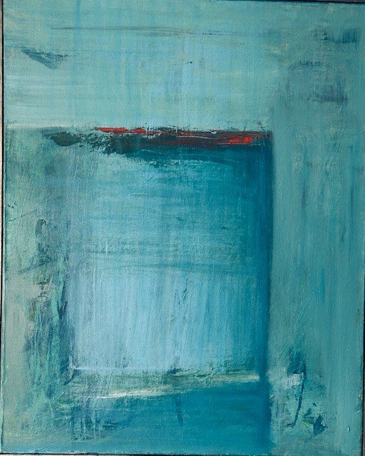 "Blues" Oil on canvas " 30"x24"