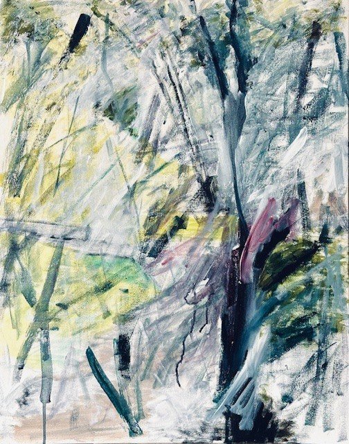 "Woods" Acrylic on canvas " 23"x28"