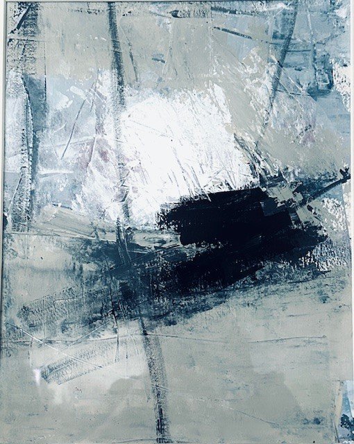 "Winter" Acrylic on paper 11"x8"