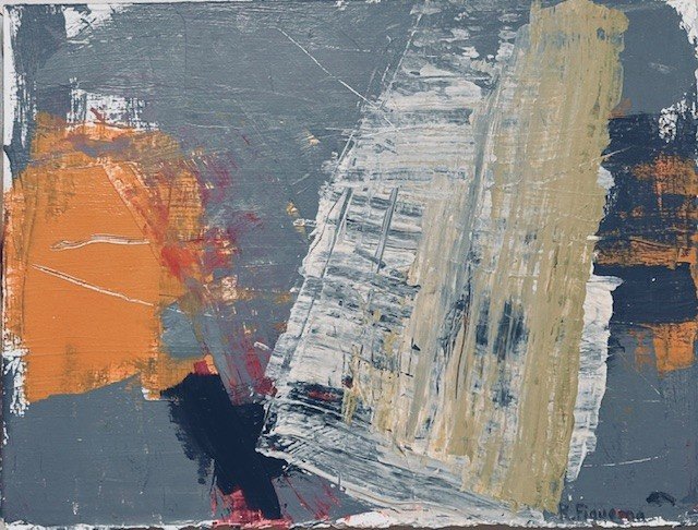 "Storm" Acrylic on paper 11"x8"