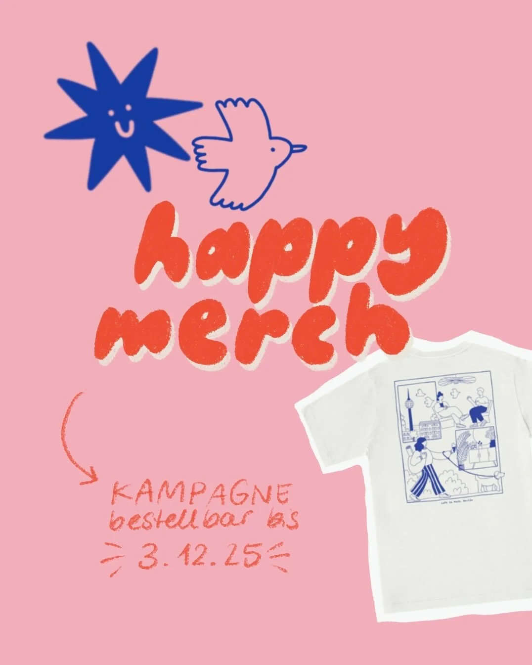 @katrin.moritz_loftimpark und @sindwirschonda haben dieses Jahr viele sch&ouml;ne Projekte gemacht und eins unserer Liebsten hat es jetzt noch mal auf neue Shirts und Hoddies geschafft: Die Loft-im-Park-Illustration! Katrins Loft im Park in Berlin is