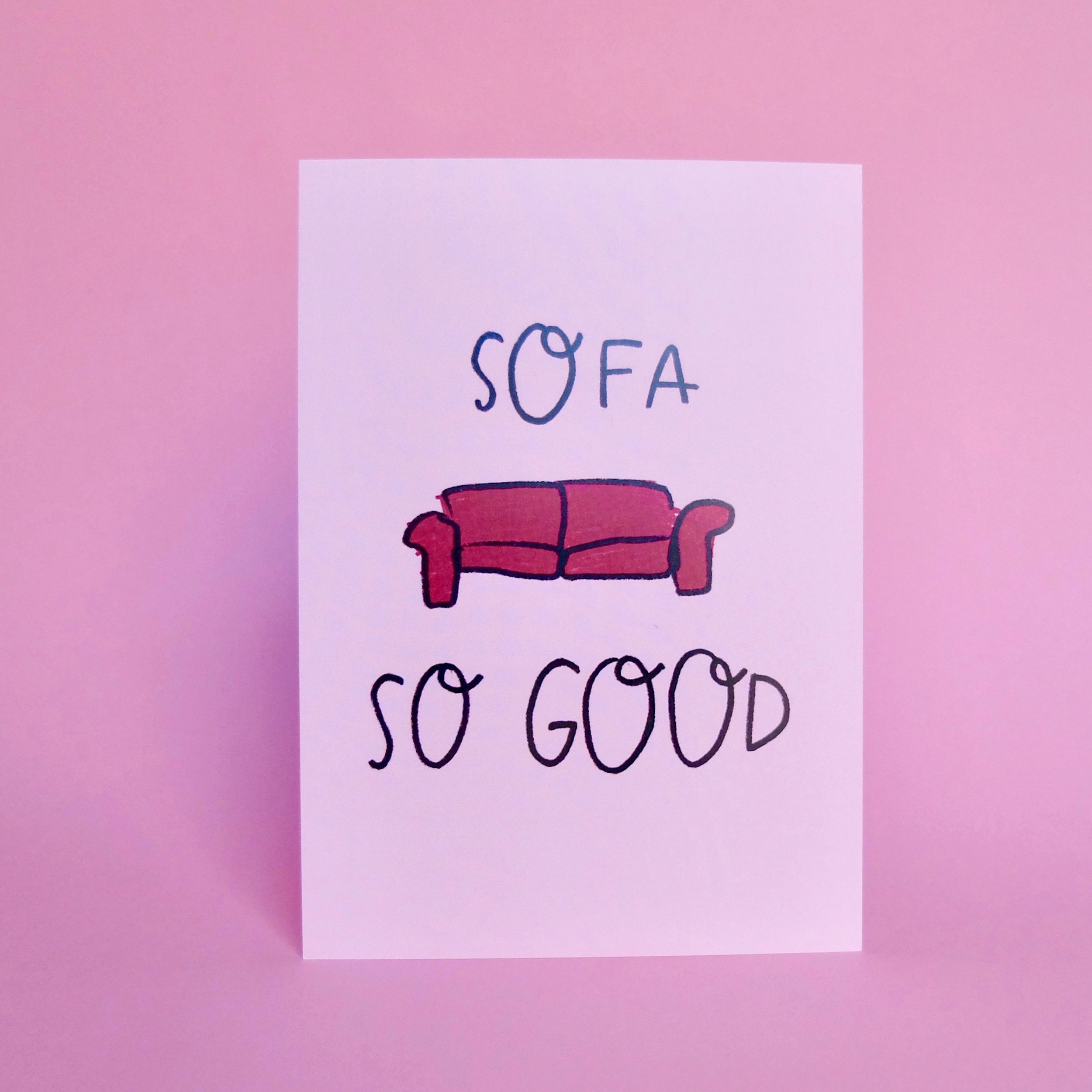 Sofa so good Postkarte