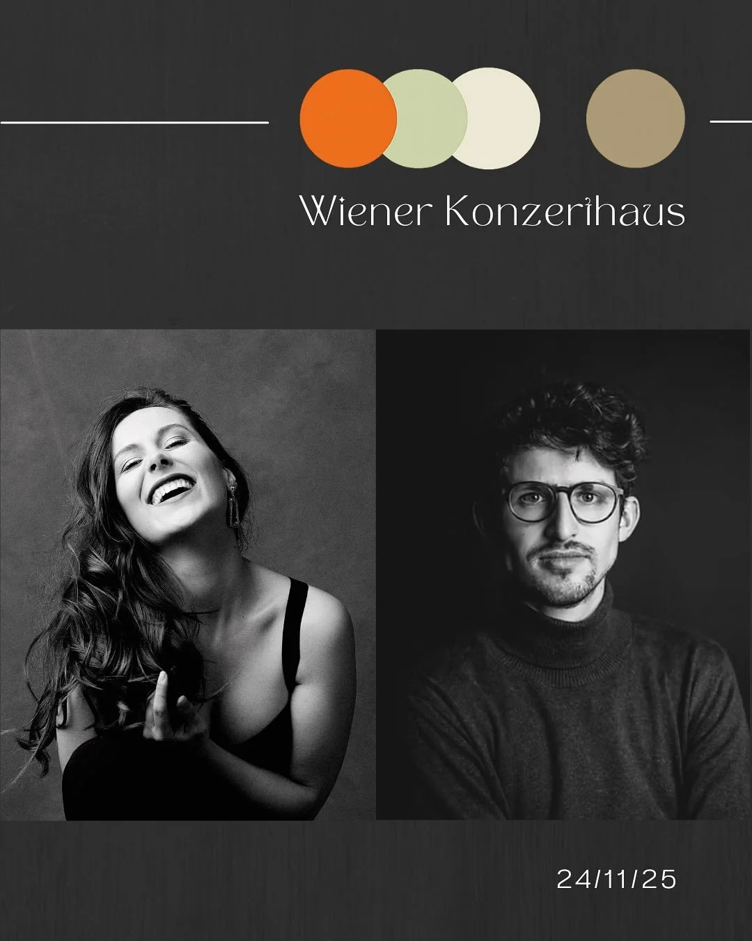 DEBUT WIENER KONZERTHAUS TRANKER / GILLESBERGER
Am 24. November geht ein großer Traum in Erfüllung - gemeinsam mit Elias Gillesberger eröffne ich um 18:30 im Wiener Konzerthaus / Schubert-Saal das Musica Juventutis Konzert mit wunder