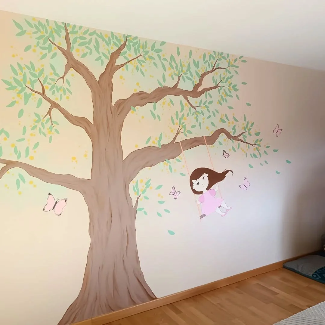 💫 Fresque murale chambre d'enfant 💫

C'est avec plaisir que je vous pr&eacute;sente aujourd'hui une des derni&egrave;res fresques que j'ai r&eacute;alis&eacute;e.

Une chambre d'enfant d&eacute;cor&eacute;e pour apporter de la joie, de la s&eacute;