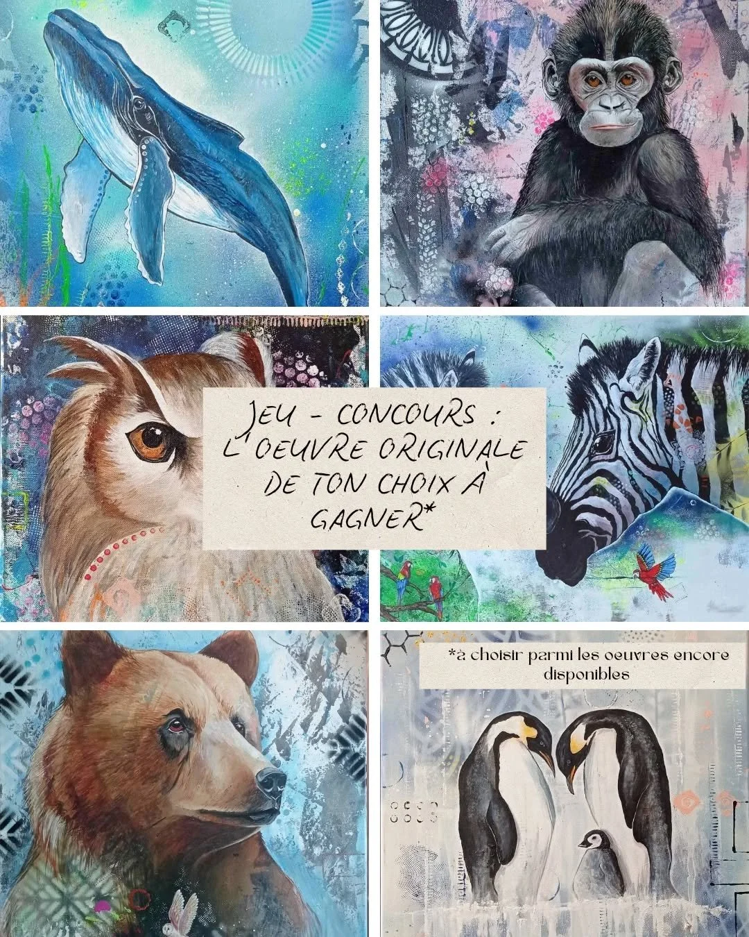 💝 Attention cadeau en vue 💝

Une &oelig;uvre originale offerte &ccedil;a vous tente ?

C'est ici, maintenant et jusqu'au dimanche 21 d&eacute;cembre 20h!

Cela se passe sur ma page Instagram et sur ma page Facebook.

Le principe : 

1️⃣Tu commentes