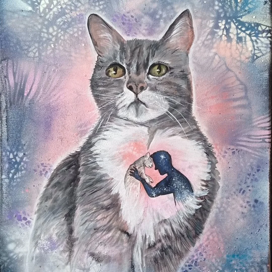 D&rsquo;habitude, je peins des animaux sauvages, myst&eacute;rieux, presque invisibles aux yeux des humains&hellip;
Mais cette fois, l&rsquo;histoire &eacute;tait diff&eacute;rente.

On m&rsquo;a confi&eacute; un &ecirc;tre unique. Pas seulement un a