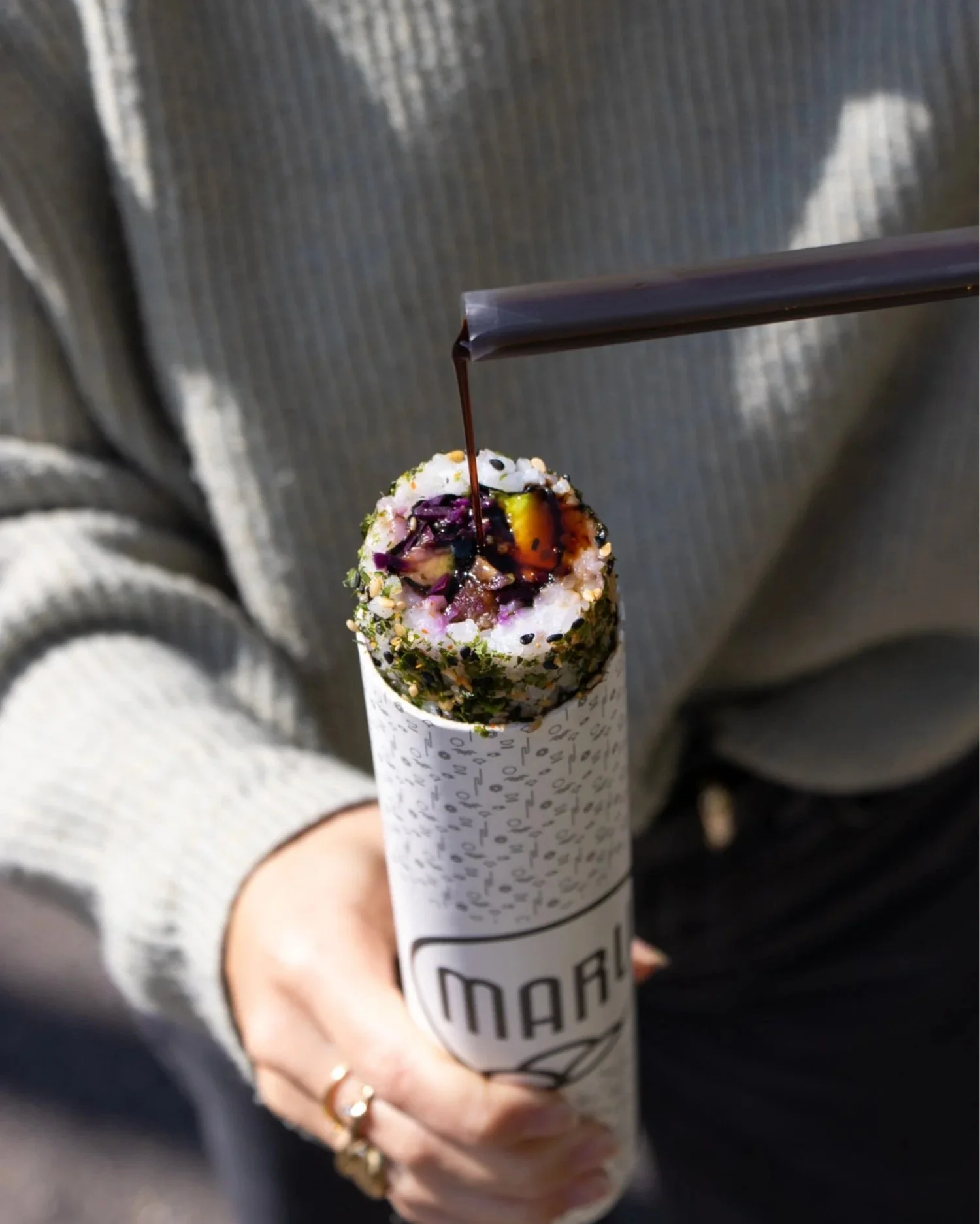 Sushi Pop / Sushi Push Pop entwickelt und produziert von der Tasted Food AG in Zürich für MARU