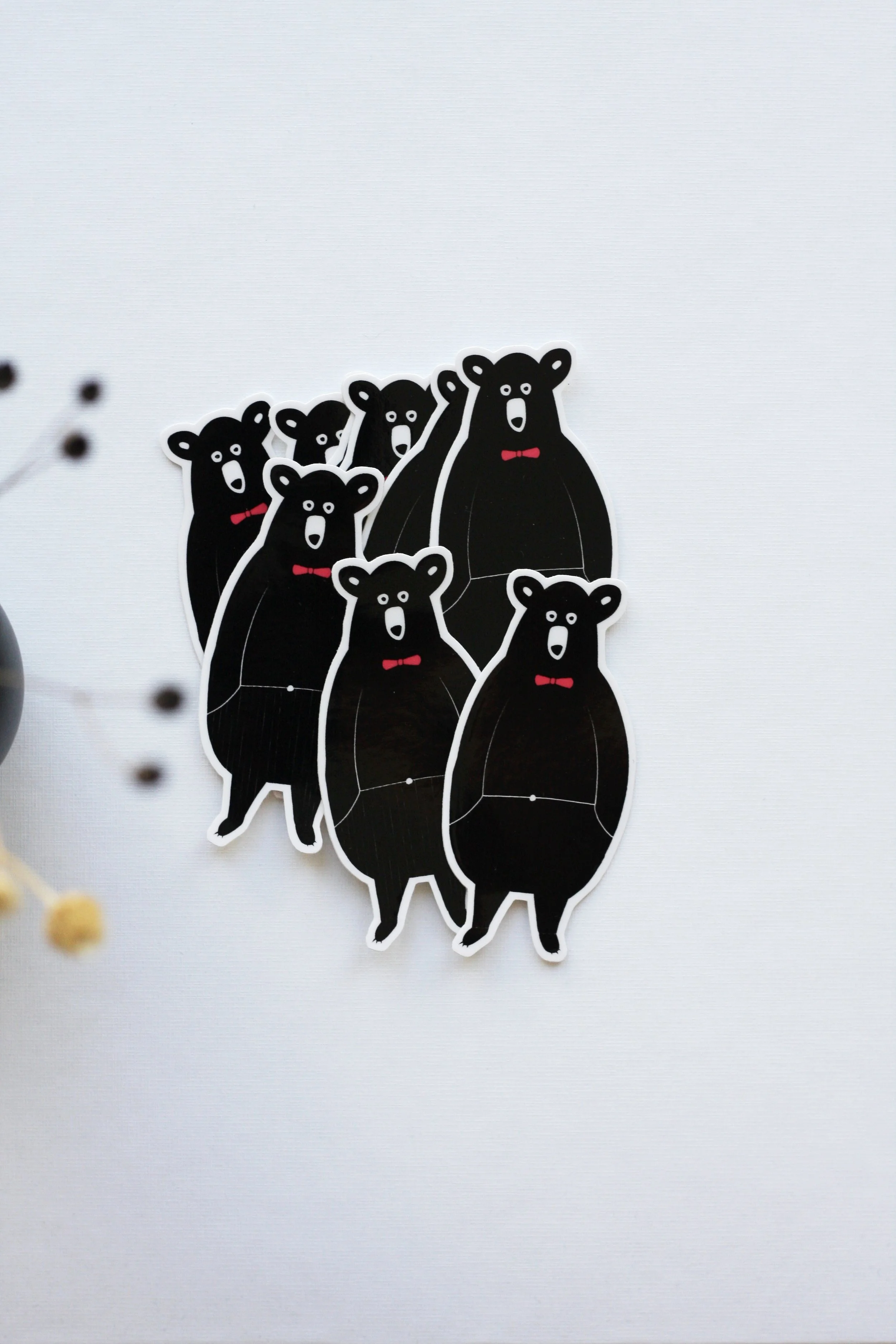 Bear vinyl sticker