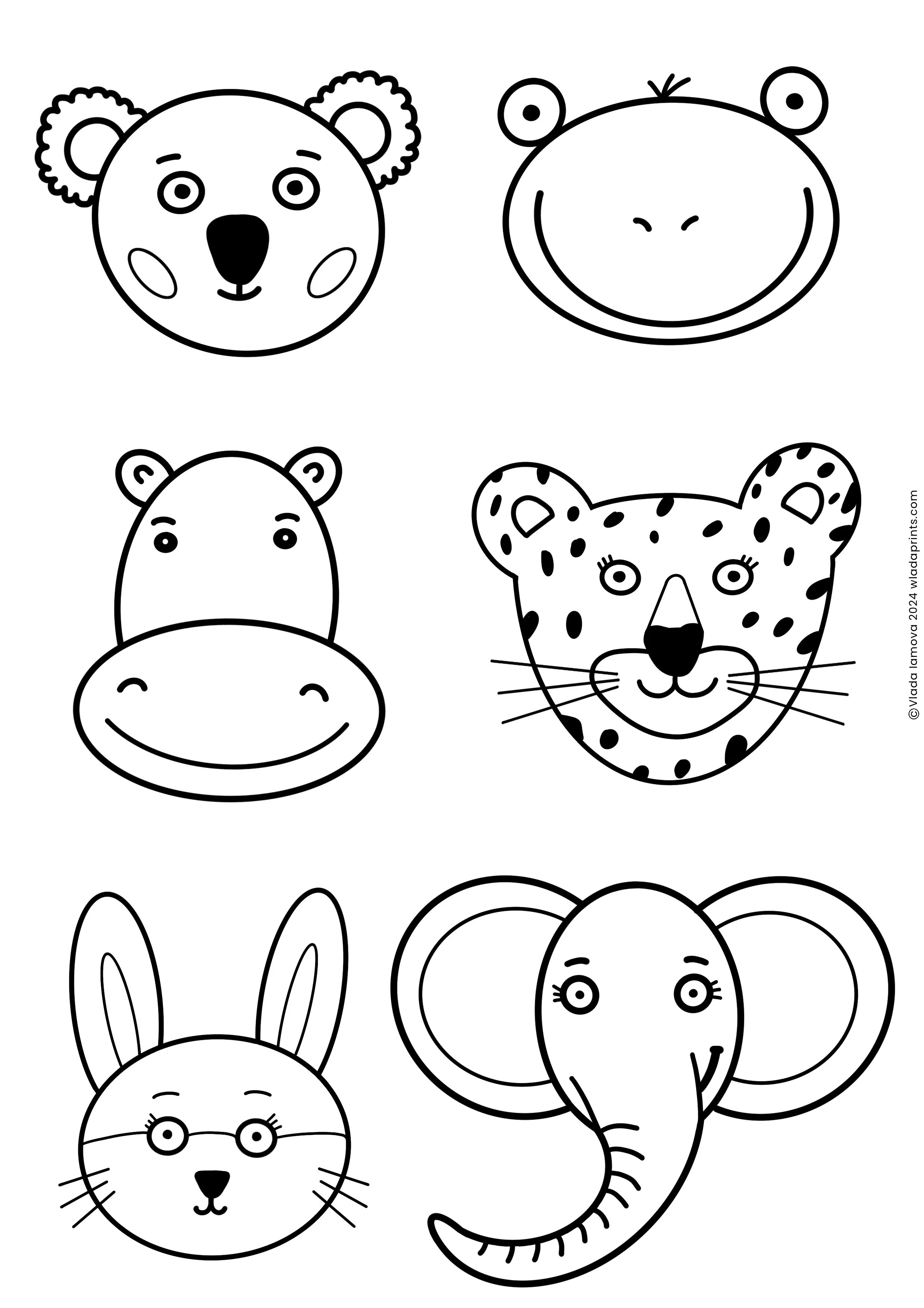 Free download colouring page for kids — wladaprints