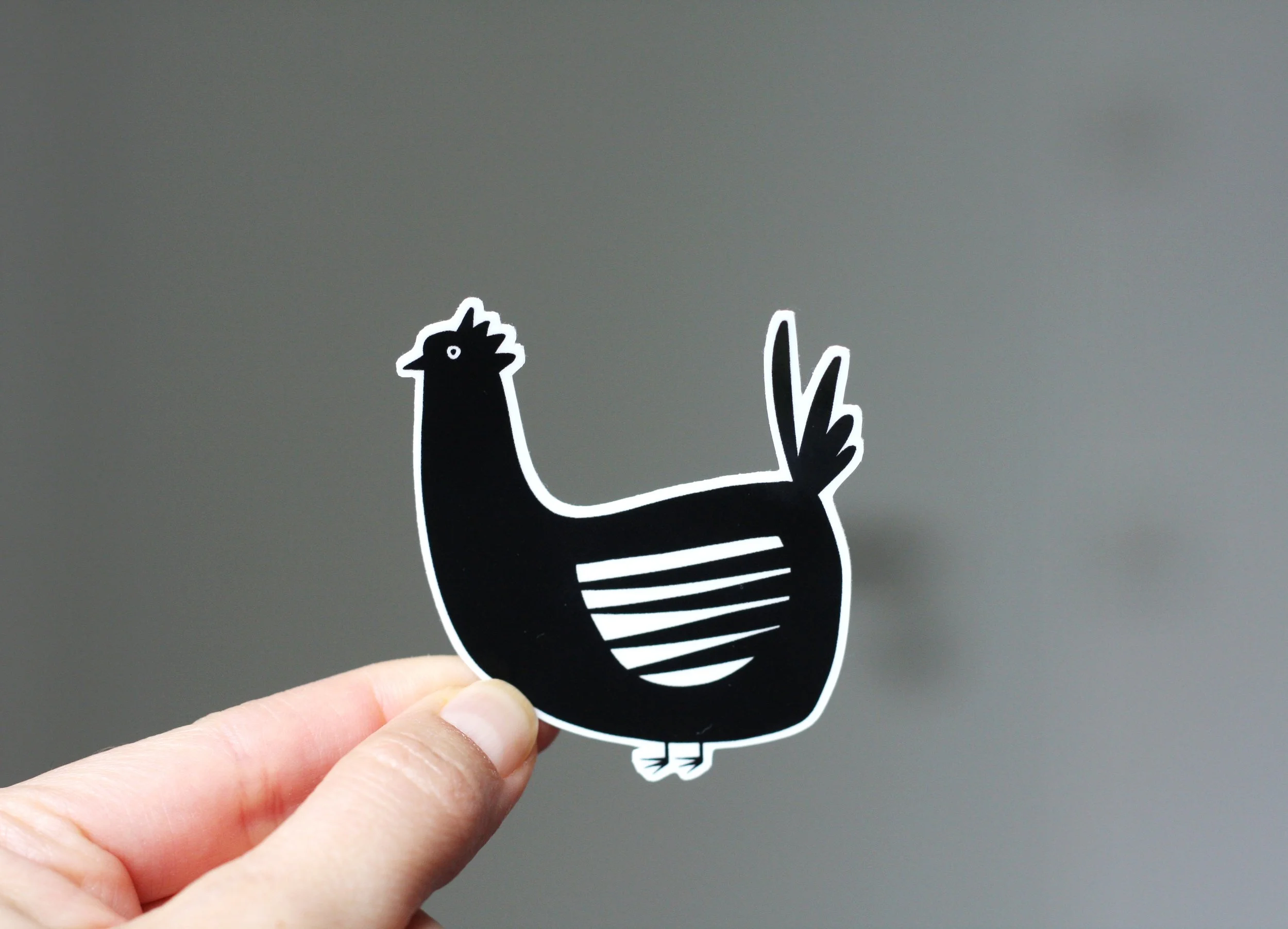 chicken vinyl sticker
