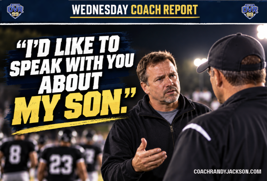 “I’d like to speak to you about my son…”
