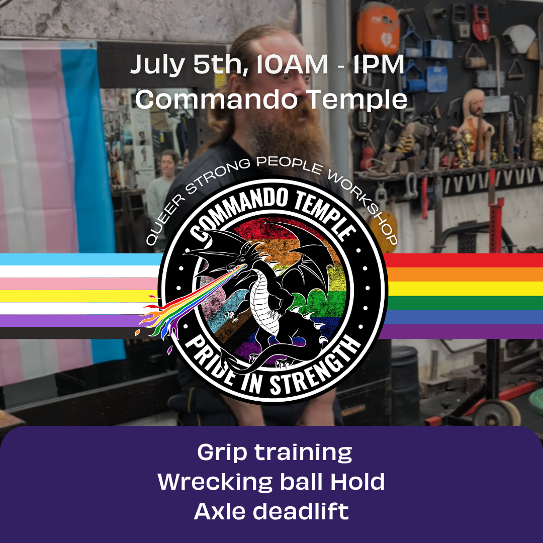 Pride in Strength - queer strongman workshop Deptford