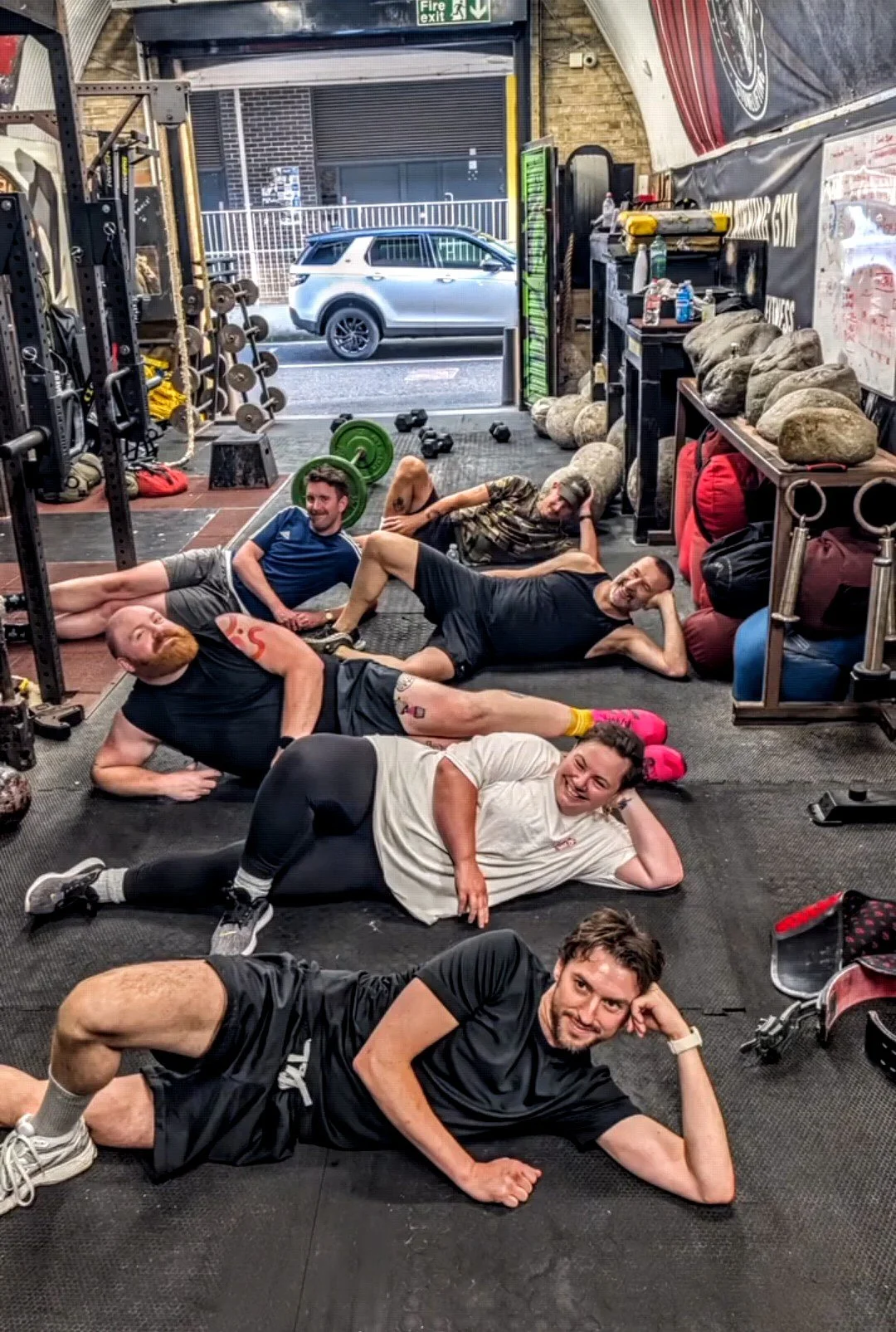 Gay group training London gym UK