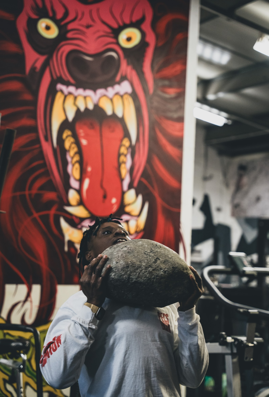 Natural stone press in London, UK