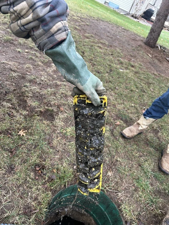 Septic filter cleaning in LaPorte