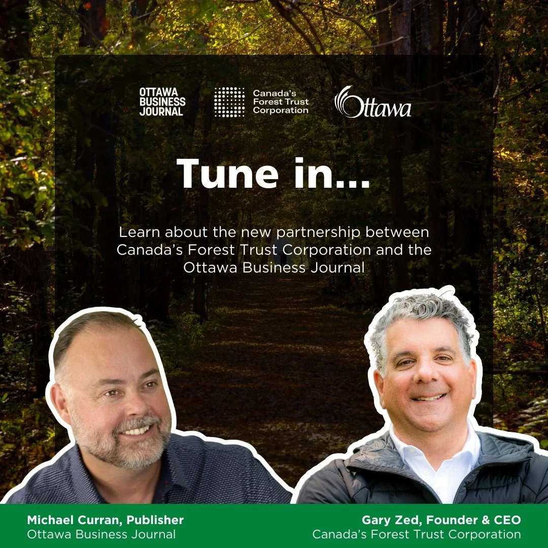 Tune into our conversation with the Ottawa Business Journal to learn more about our new and exciting partnership announcement.

We'll share an overview of Canada's Forest Trust Corporation and our retail brand, Cool Climate Club, introduce the Let's 