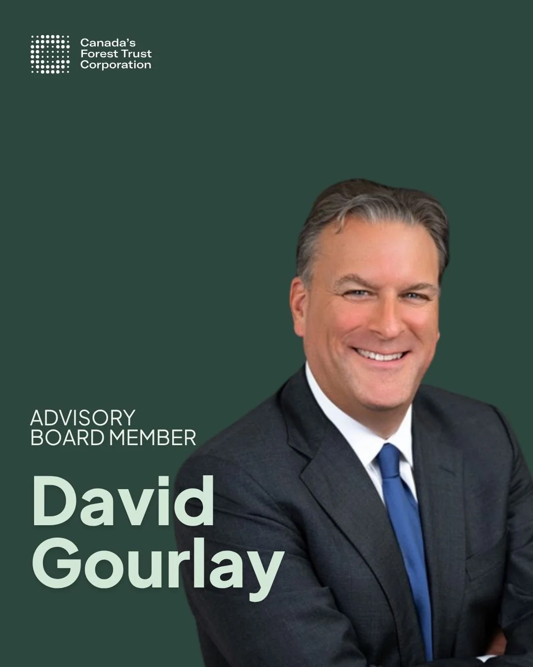 We're pleased to welcome @gourlaydavid_ to our CFTC Advisory Board! 

David is an Ottawa-based business, non-profit, and community leader with over 25 years of experience spanning the public, private, and charitable sectors. He currently serves as a 