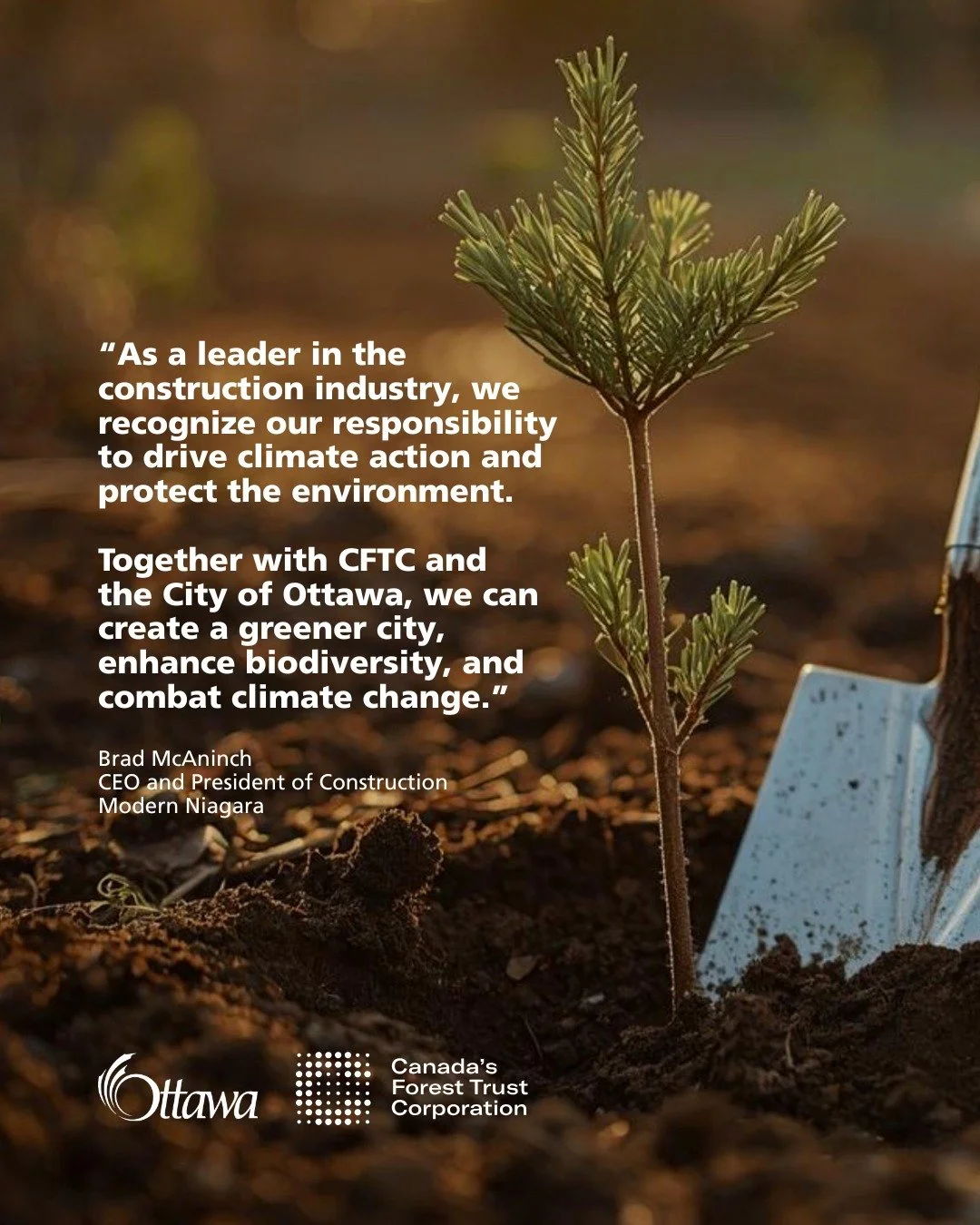 We are thrilled to share that the Let's get growing! campaign in partnership with @cityofottawa is gaining rapid momentum with the support of Ottawa-based companies. 

More than 30 Ottawa-based businesses have launched initiatives to invest in nature