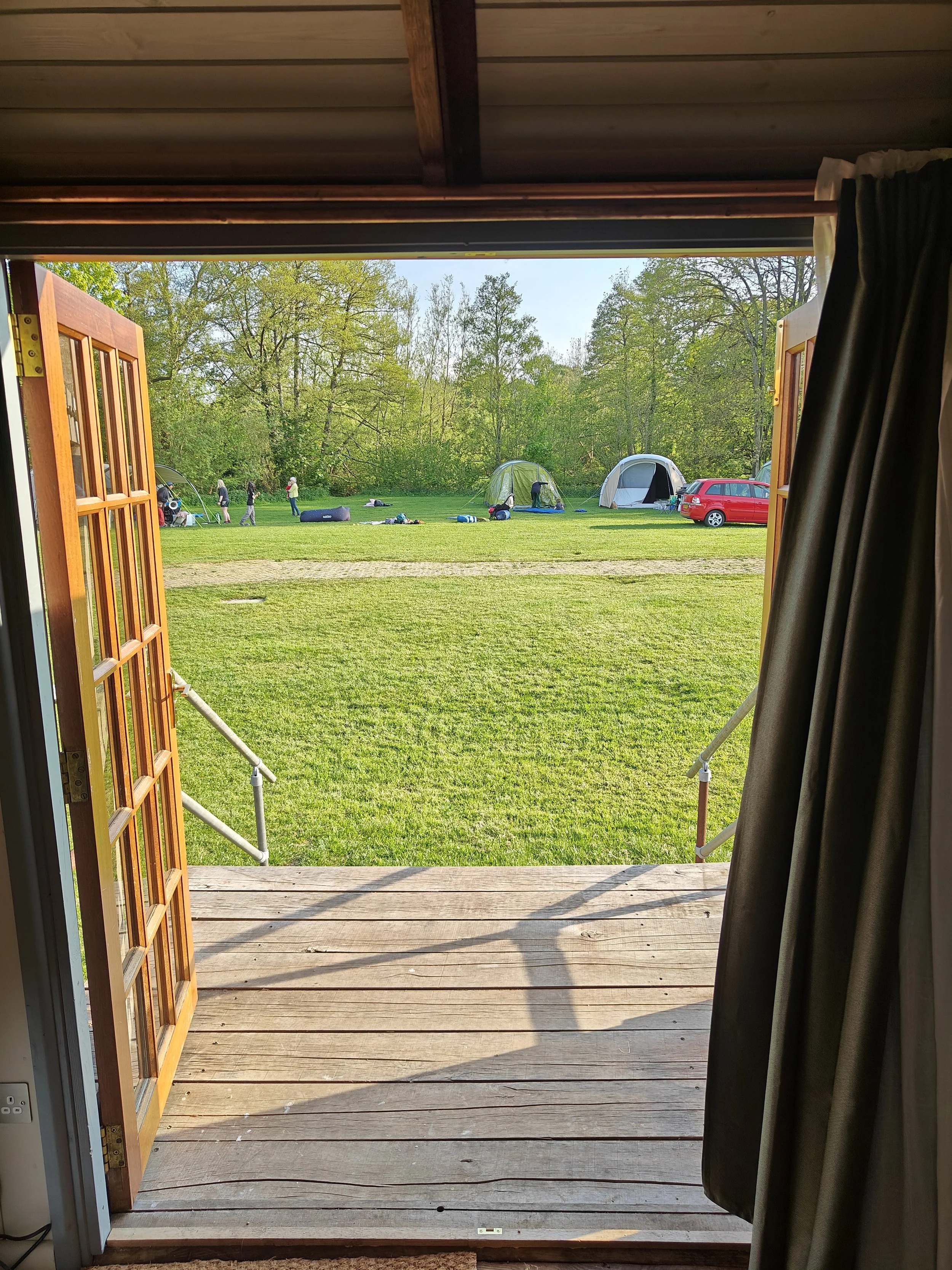 Railway Carriage B French Doors and Balcony