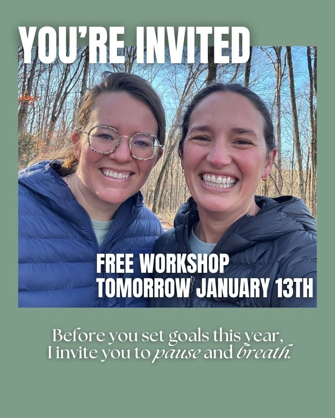 Before you set goals this year, let&rsquo;s pause and breathe. 

Every January, we&rsquo;re handed the same script:
Make resolutions. Do more. &ldquo;Reinvent&rdquo; yourself.

When we regulate the system first, intention-setting becomes less about &