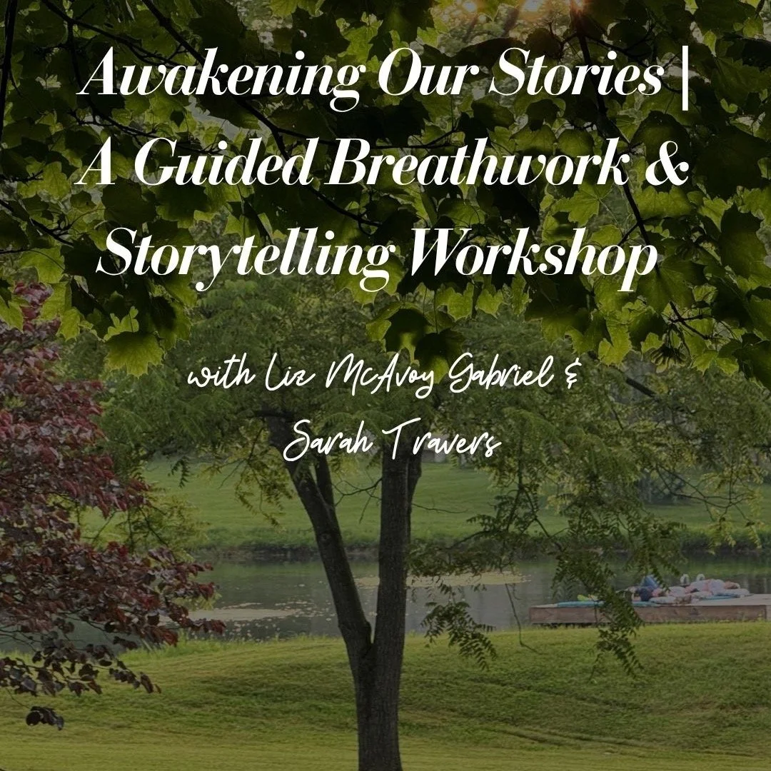 Something I'm really excited to share... 🌿
A few years ago, Liz and I started crossing paths and something just clicked. She helps women find their truest story. I help women get out of their heads and back into their bodies. Turns out, those two th