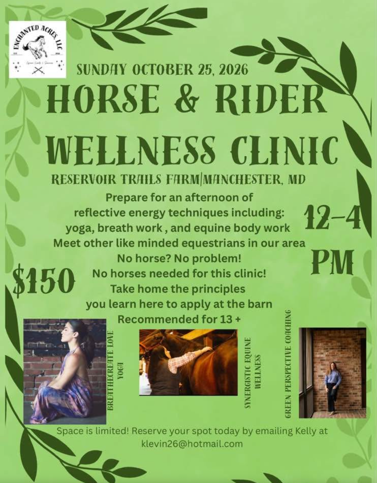 Horse &amp; Rider Wellness Clinic
