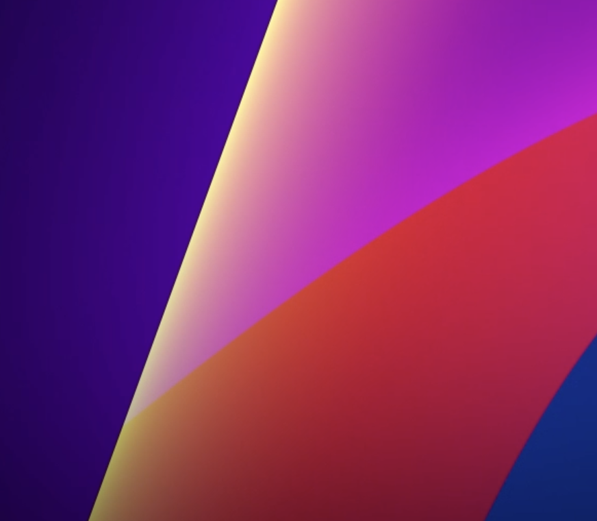 An abstract pattern of lines with purples, pinks, and reds