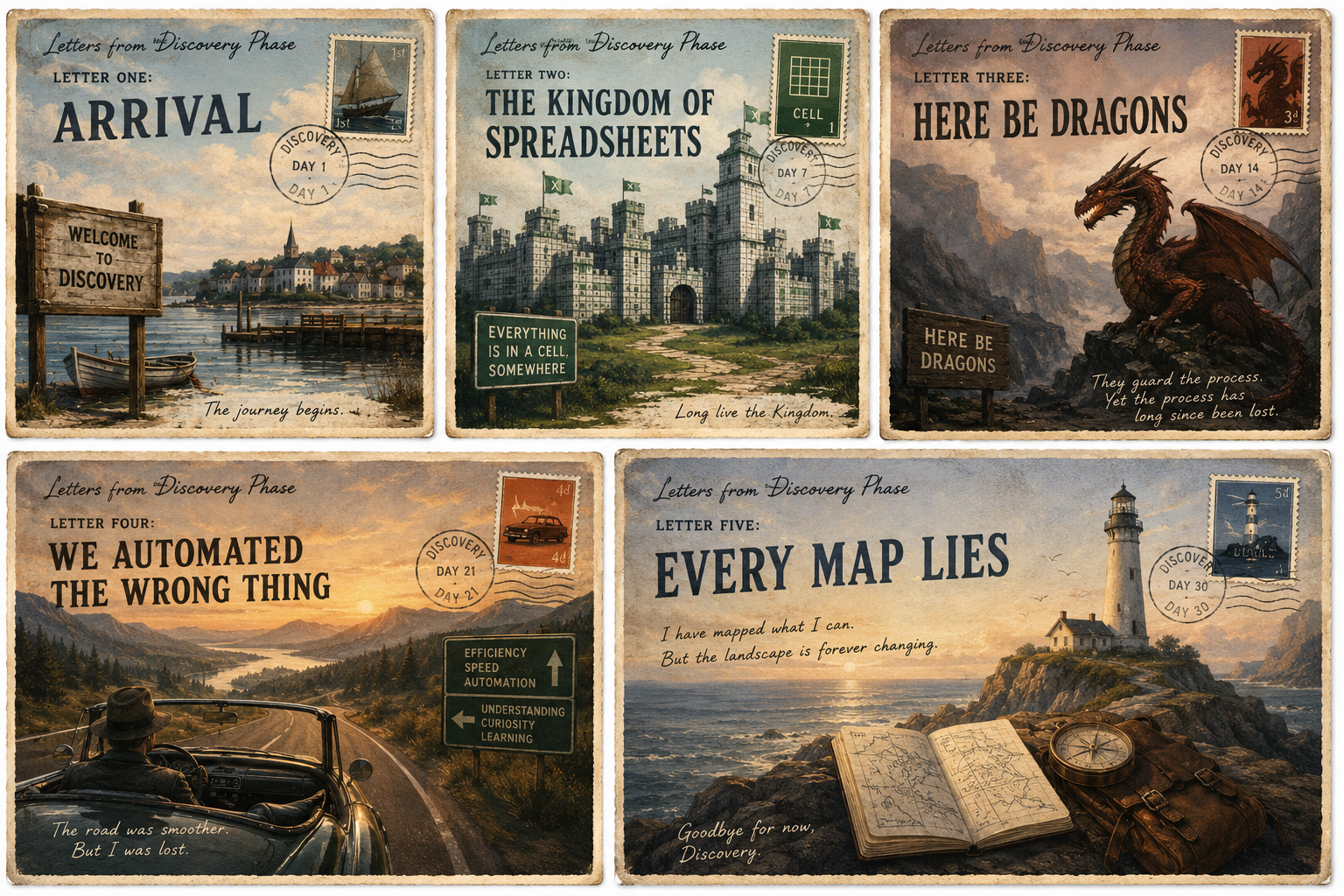 Letters from the Discovery Phase