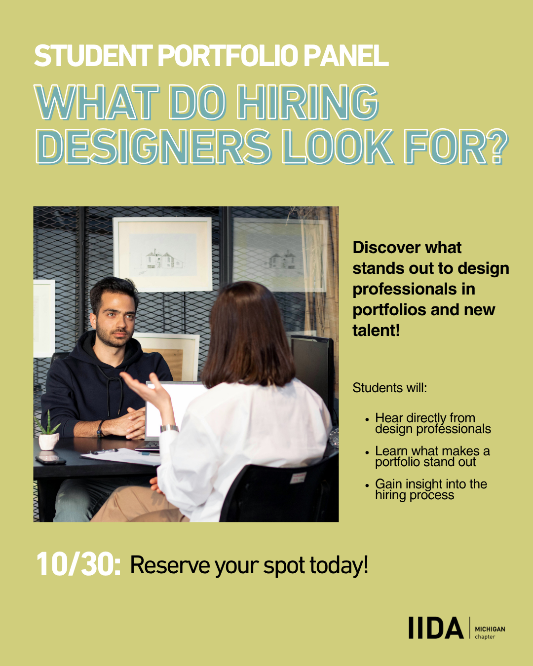 STUDENT PORTFOLIO PANEL: WHAT DO HIRING DESIGNERS LOOK FOR?