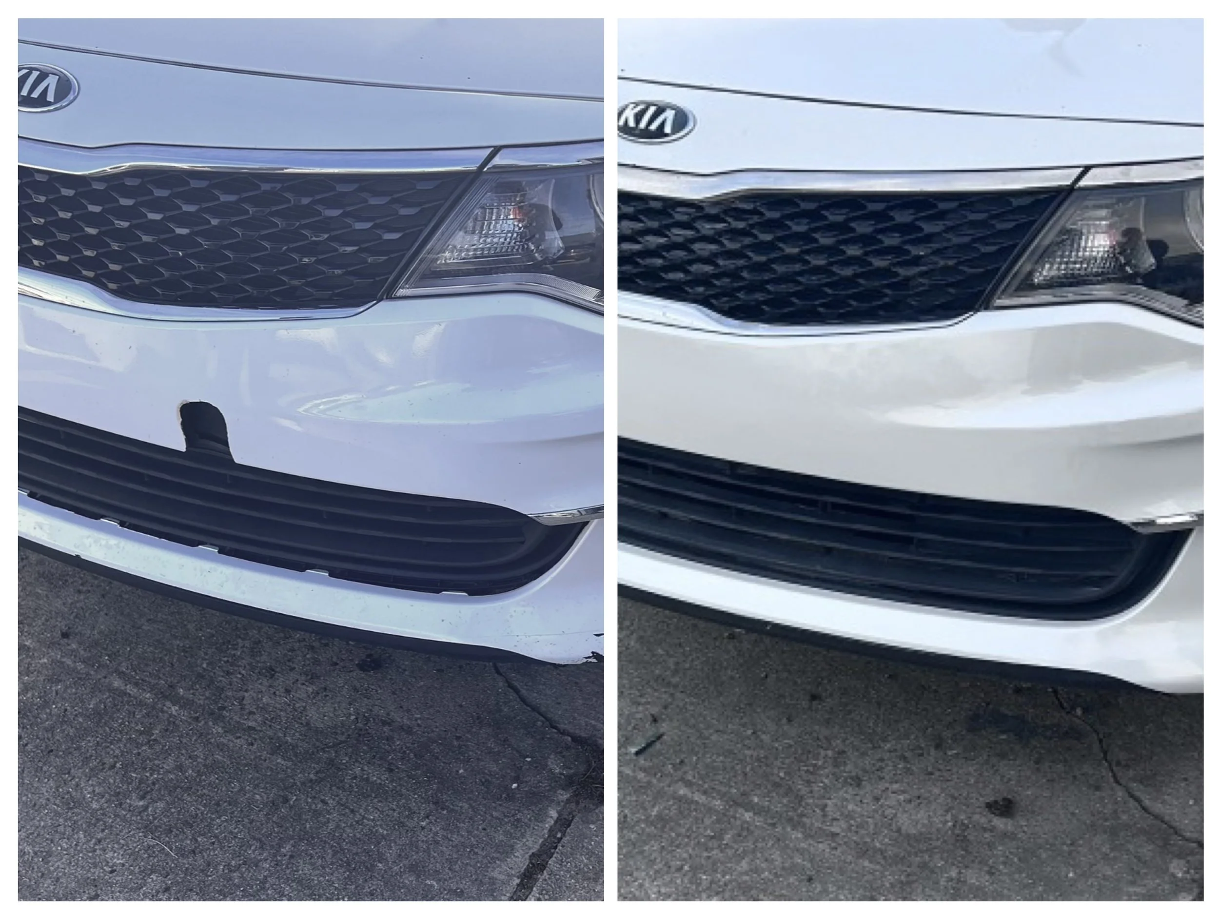 Front Car Bumper Repair
