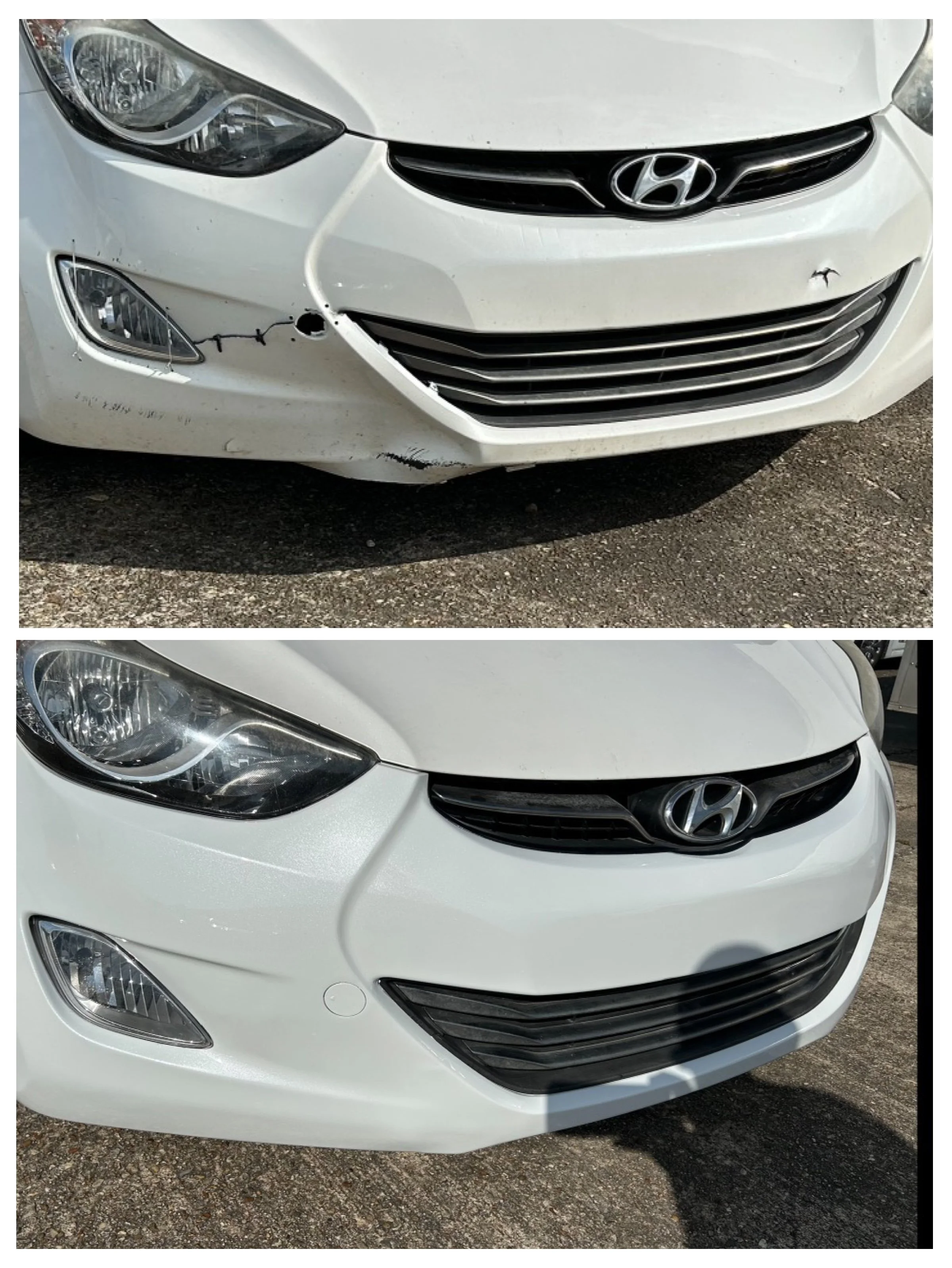 Car Front Bumper Repair