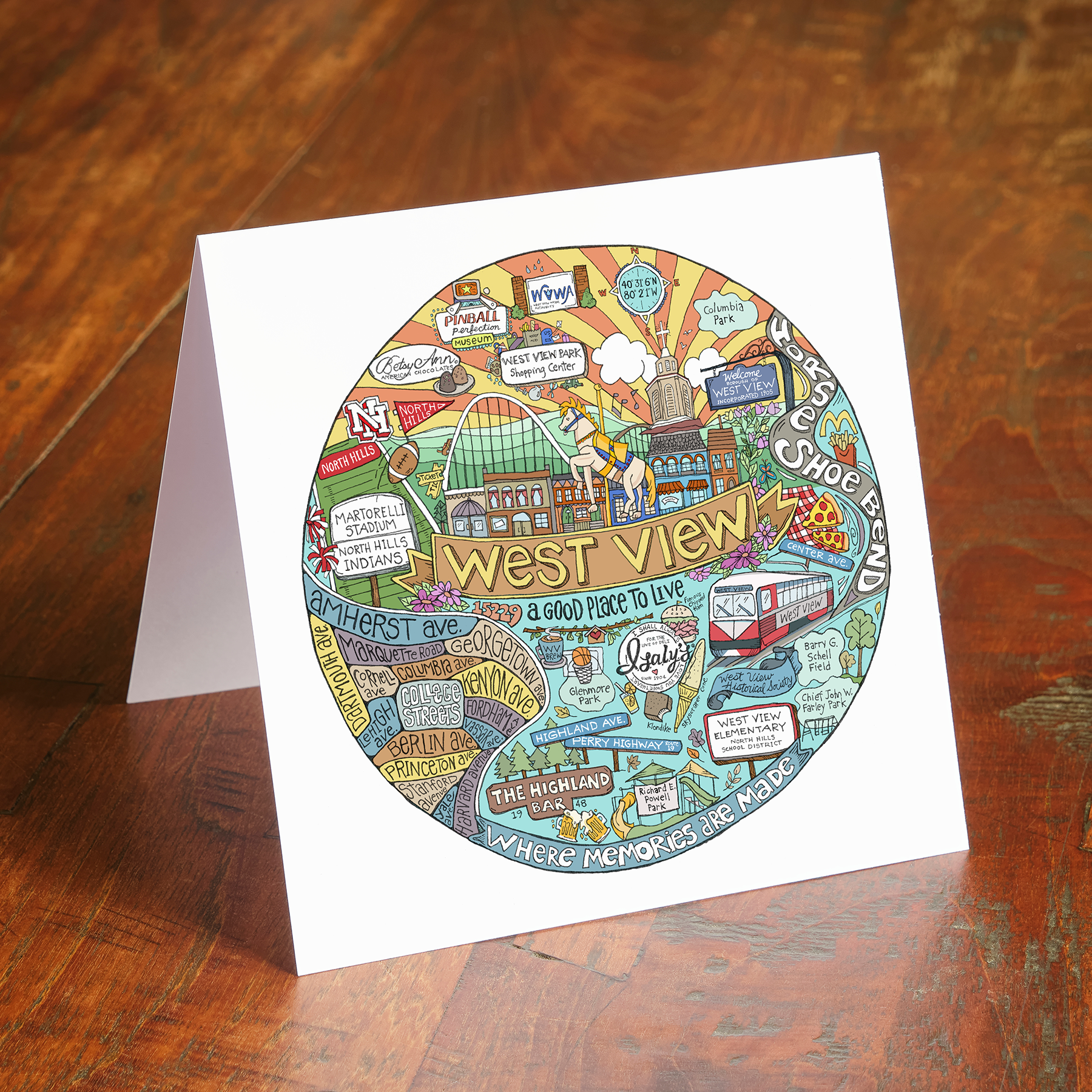 West View Community Greeting Card