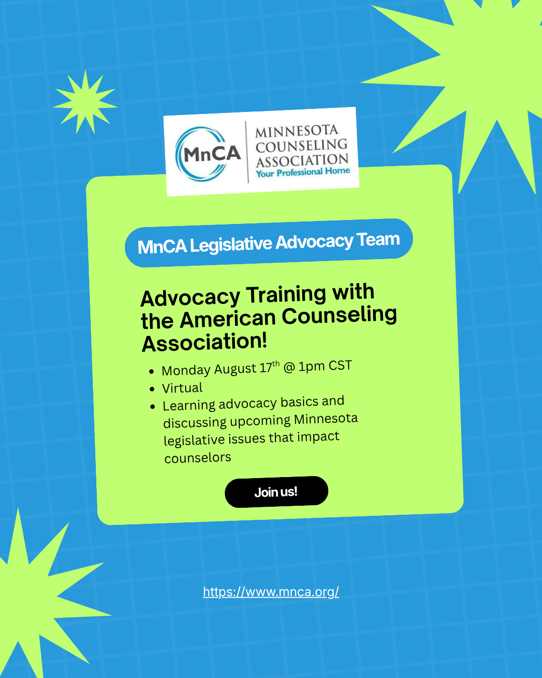 ACA trains our Legislative Advocacy Team