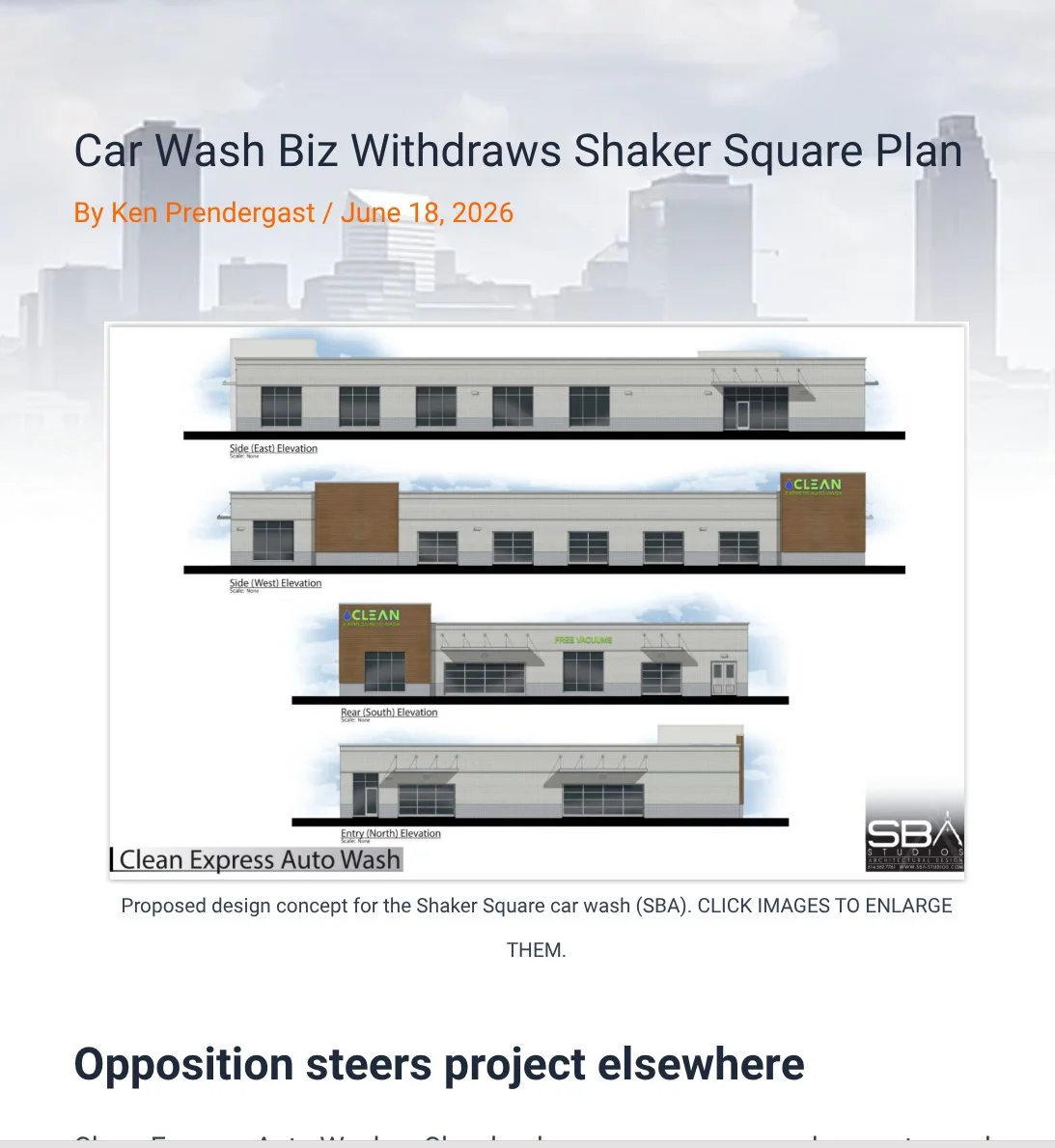Jun 2026 “After hearing directly from Shaker Square residents, it became clear the community has a different vision for this site."