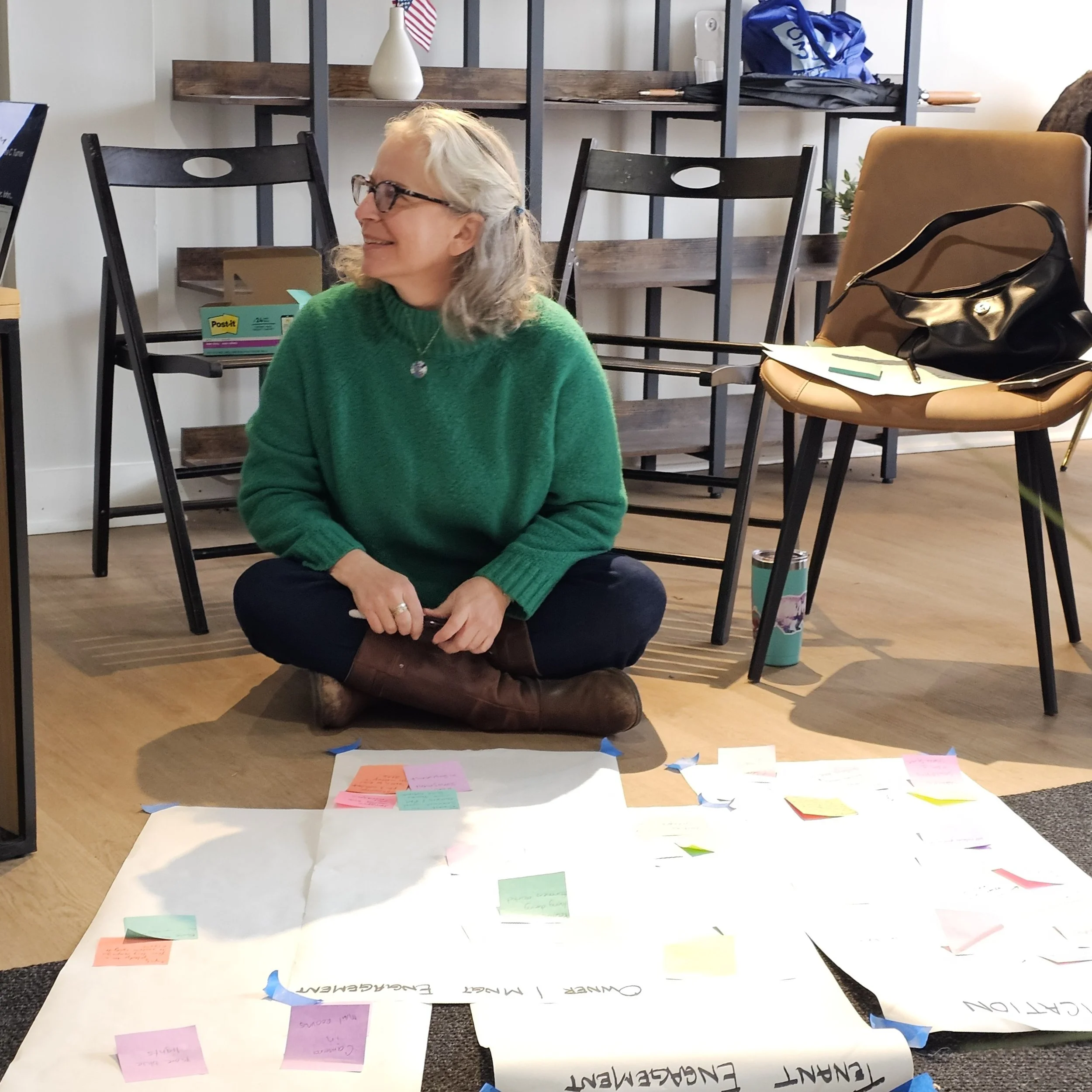 Planning exercise with Debbie Wilber of NP3