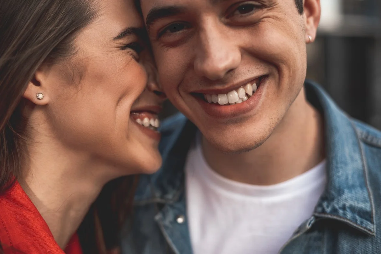 Couple attending marriage retreat