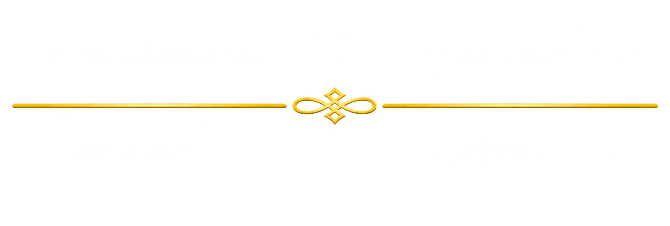 Decorative horizontal gold chain with a gold embellishment in the center on a red background.