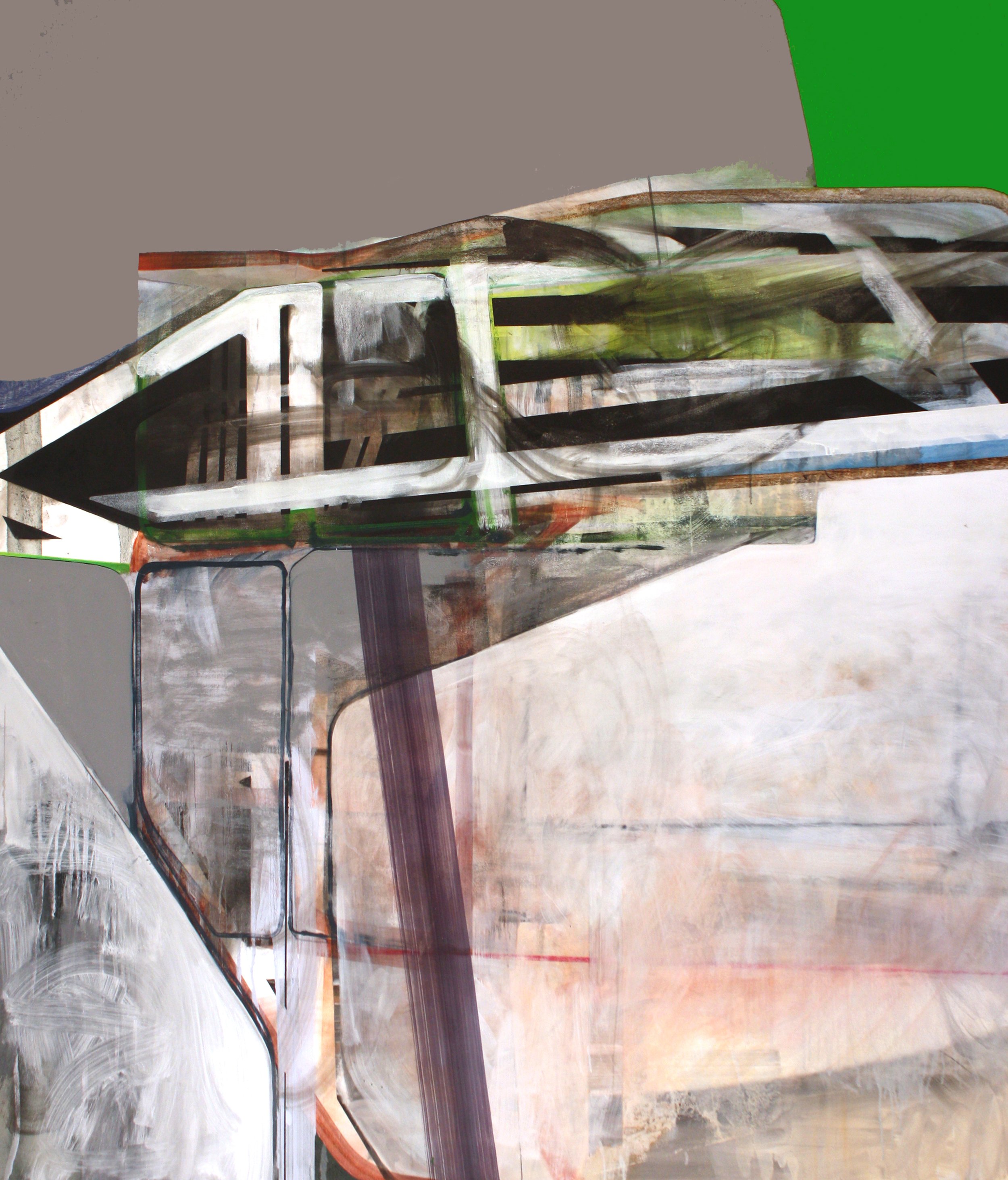 Structure | 70x60in | oil on canvas | 2011