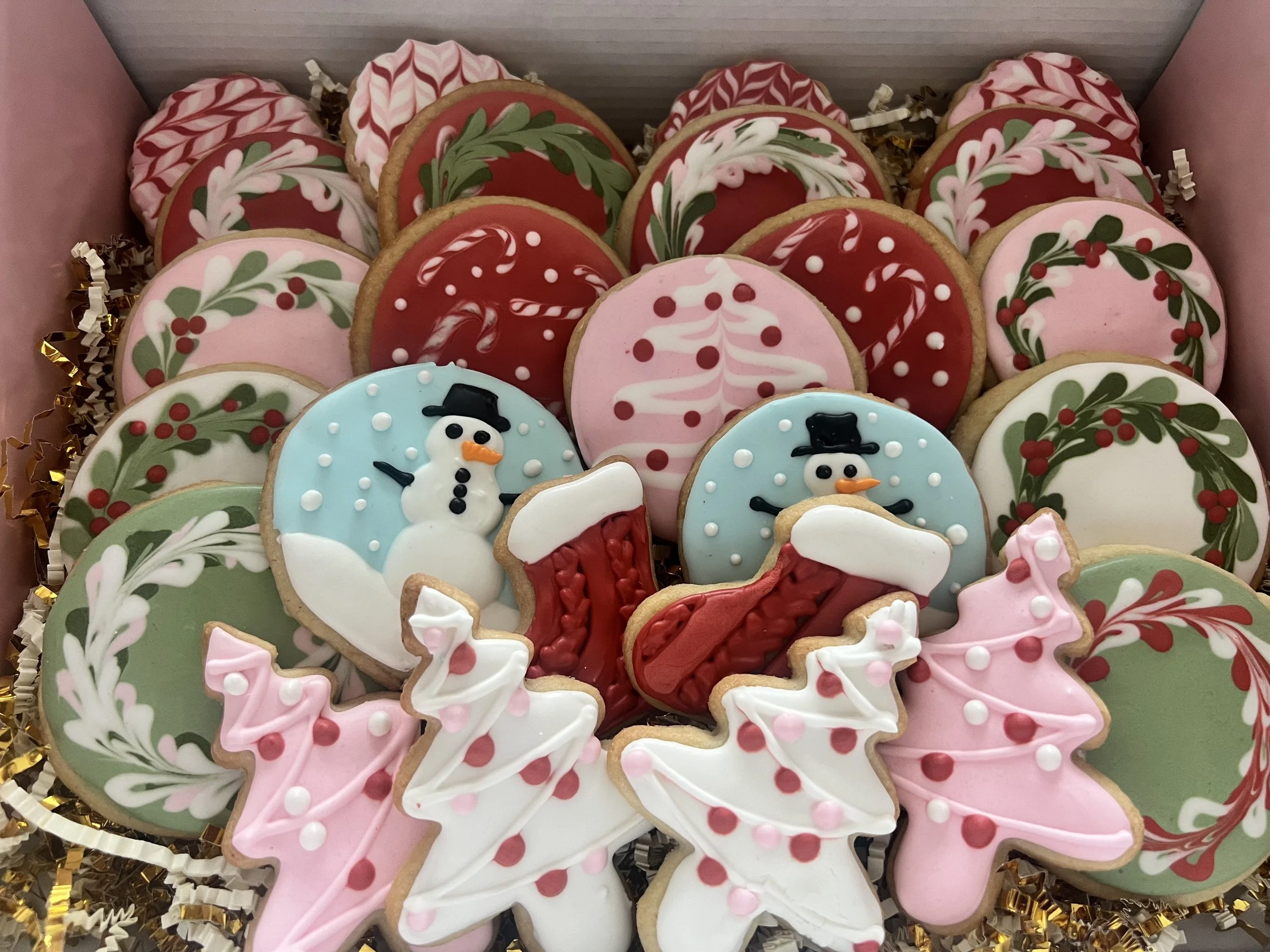 Assorted Christmas cookies