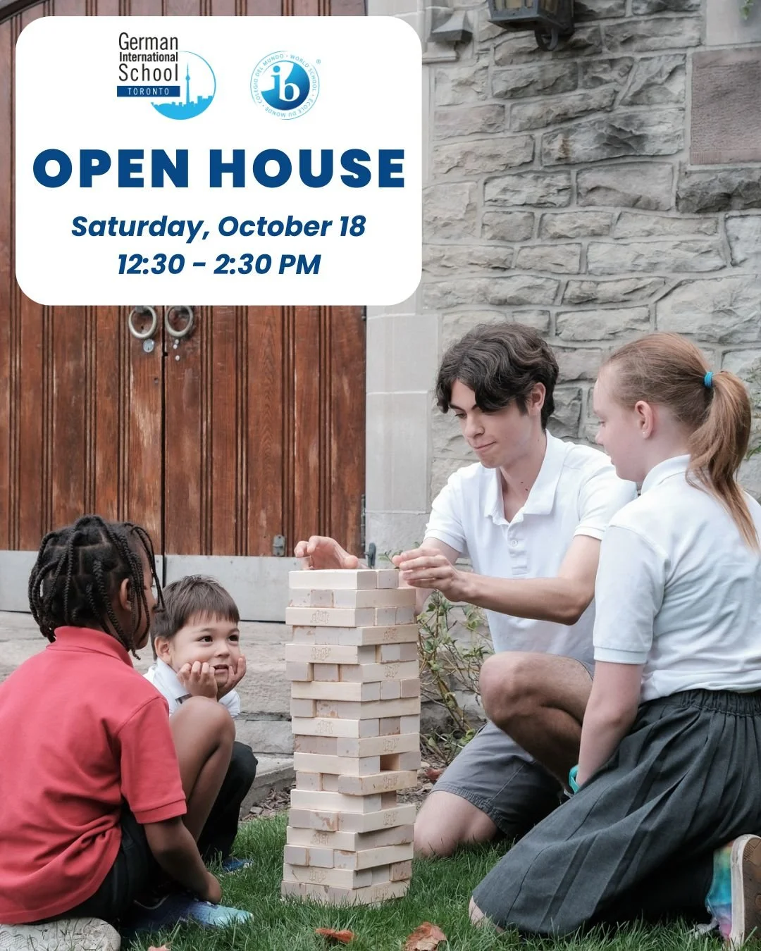 2 short days away until our Open House 🤩 🍎🏫 Come by Saturday, Oct 18, from 12:30 - 2:30 pm, tour our school and get to know all things GIST! We can't wait to meet you!

RSVP in bio
#learngerman #germanintoronto #GISToronto